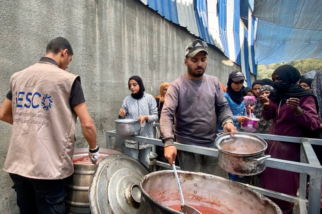 وجبات ساخنة لعائلات غزة
